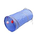 DESIGN: Geräumige Tunnel, eingebaute in Knitter Knistern Papier, Guckloch und Rassel Ball Spielzeug