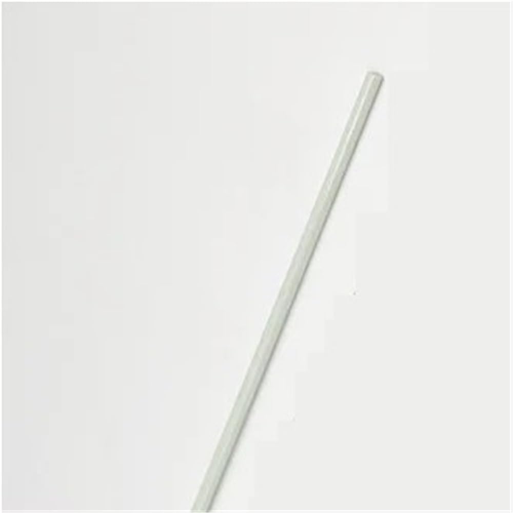 Varilla de fibra de vidrio sólida 10 varillas de fibra vidrio, diámetro 1/1,5/2/2,5/3 mm, blancas, sólidas, longitud 500, flexibles(12x500mm)