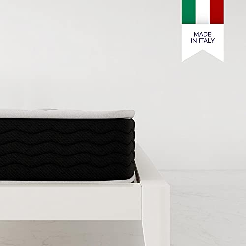 Signature Sleep Italian Made Vitality 8" Independently Encased Coil With Charcoal Infused Memory Foam Hybrid Mattress, Full Size #TOP5