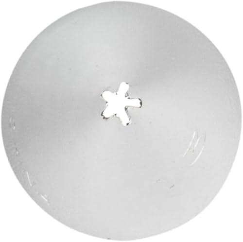 Miniatura 6 de Restaurantware Pastry Tek - Punta para decoración de 1 estrella abierta, punta de glaseado de acero inoxidable #14, resistente a las abolladuras,