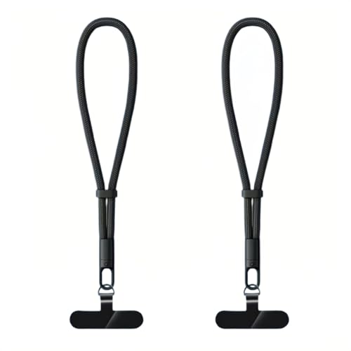 Suytvenxau Hand Cell Phone Wrist Strap, 2 Pcs Phone Strap, Adjustable Phone Wrist Strap and Anti Theft Phone Lanyard with 360° Rotating Connector
