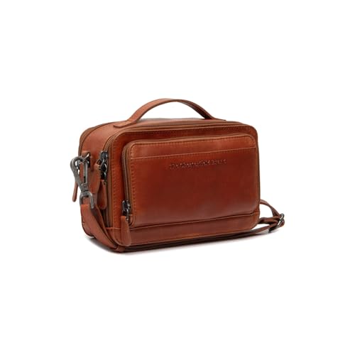 Sac à épaule bandoulière Rovon en cuir cognac : votre compagnon idéal de voyage et de bureau