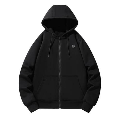 Chaqueta calefactable USB unisex softshell con capucha cortavientos 2