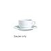 Arcoroc R0833 Candour White 6-1/2" Saucer - 24 / CS