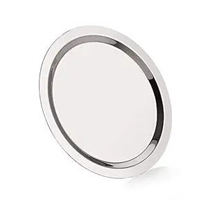 Neelam Stainless Steel 7 22G Cover Tope, 12.4 cm, Silver