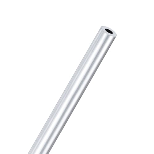 M METERXITY 1-Pack 300mm 6063 Aluminum Round Tube, 8mm ID 14mm OD Seamless Aluminum Tubing for Construction/Machining/DIY Crafting, Metal Straight Pipe [0.31"x0.55"x12"]