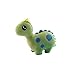 AOLYDA Mini Cartoon Crown Dinosaurier Puppe Anhänger Niedliche Weiche Plüschpuppentasche Anhänger Ornamente Hängende Spielzeugtasche Anhänger Dekor Grün