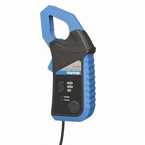 Hantek CC-800 AC/DC Current Clamp Meter with 5kHz Bandwidth for Power Circuit and Motor Drive Measurements - Up to 800A