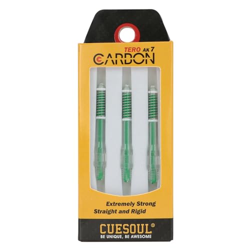 CUESOUL TERO AK7 Carbon Dart Shafts/Stem Built-in Spring Telescopic,Set of 3 pcs