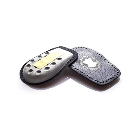 Black Leather Heel Support for Pain Relief Cover