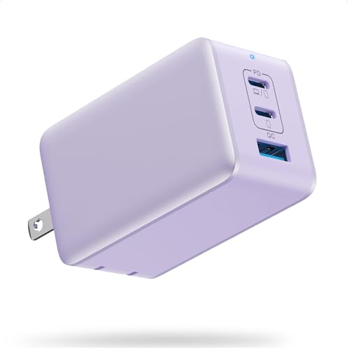 128W GaN III 3-Port USB-C Wall Charger (Foldable)