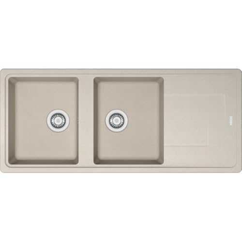 Franke - Évier de cuisine - Evier TITAN FRADURA TTD621 Beige (sous meuble 80cm) 1160x500x190mm