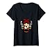 Femme Pistolets Matryoshka Matroshka Poupée Russe Armé Russie T-Shirt avec Col en V
