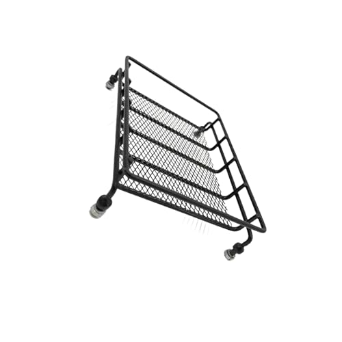 LIXSAZSE Roof Rack Upgrade Parts Metal 1 10 RC Model Car Roof Rack Luggage Carrier Light Weight Durable Accessory 1/10 RC Car Luggage Tray Accessory DIY Model : Carrier