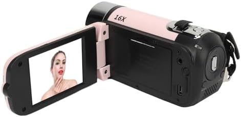 16MP Digital Camera, 16X Zoom 1080P Vlogging Camera Video Camcorder with 2.4 Inch Rotatable Screen, Selfies, Anti Shake, Fill Light, Loop Recording, Time Watermarking () - Image 8