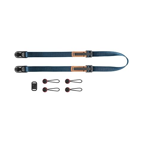Peak Design Leash Kameragurt für Systemkameras und kleinere DSLRs Blau (L-MN-3) Cover