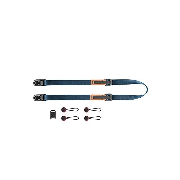 Peak Design Leash Kameragurt für Systemkameras und kleinere DSLRs Blau (L-MN-3)
