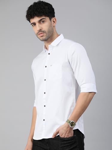 Image of Majestic Man Men Classic Slim Fit Pure Cotton Casual Shirt