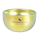 Boundless Voyage チタン お猪口 ぐい呑み 二重層 キャンプ 熱燗 超軽量 耐熱 やけど防止 錆びない 【塗装なし】 ミニコップ 酒盃 ティーカップ(ゴールド(一個))Ti3082D