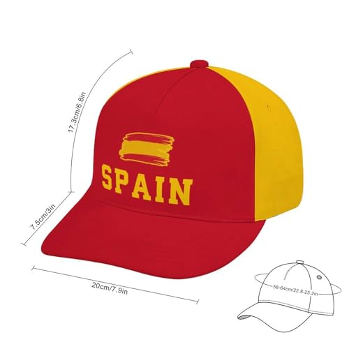 Image of Soccer National Team Baseball Cap for Men Women Adjustable Snapback Summer Sun Hat Game Day Hat for Soccer Fans