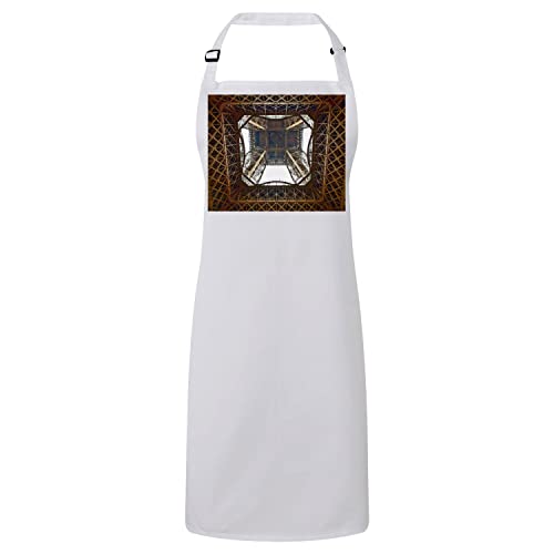 Tablier cuisine Tour Eiffel blanc cadeau souvenir de Paris idéal pour cuisinier