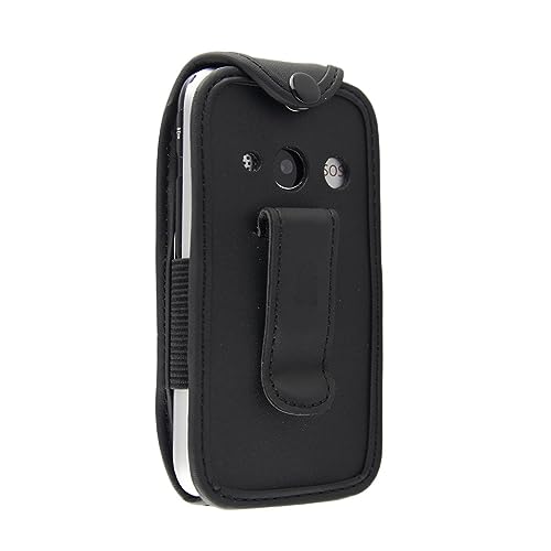 caseroxx Leather-Case with belt clip compatible with Alcatel 2019G / 2020X made from genuine leather - Image 3