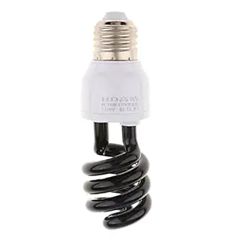 Enakshi Ultraviolet Blacklight Bulb CFL Fluorescent Light Bulb Spiral Type - 15W | Home & Garden | Lamps, Lighting & Ceiling Fans | Light Bulbs