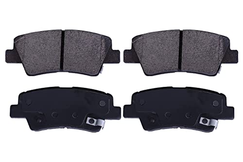Image of Rear Ceramic Brake Pads Set D1848 Replacement For 2016-21 Hyundai Tucson 2017-20 Kia Sportage Hardware Fit Included