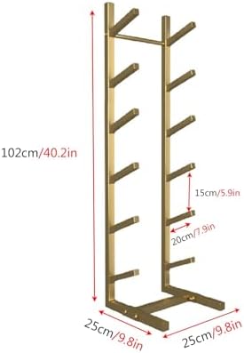 Multi-Sport Floor Stand Rack - Free Standing Display Organizer for Skateboards, Snowboards, Skis, Scooters & Sports Gear Storage Solution