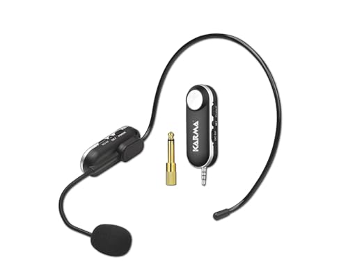 Microphone sans fil bandeau UHF Karma Master 25 avec récepteur rechargeable