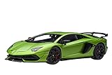 autoarticolato foto  AUTOart Lamborghini Aventador SVJ 2018 - Modellino auto in scala 1:18, colore: Verde opaco