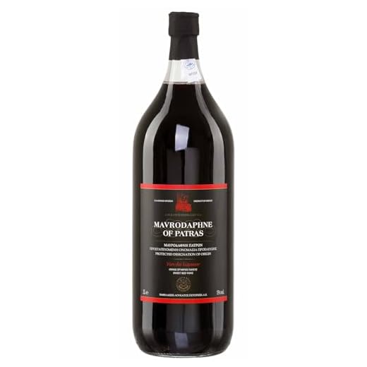 Mavrodaphne Loukatos 15% 2 Liter Flasche griechischer Süßwein Likörwein Dessert Rotwein