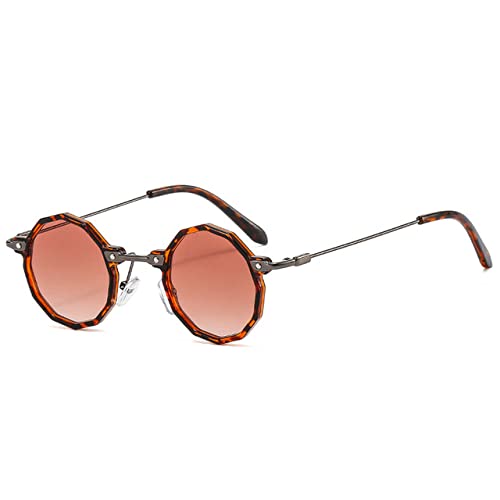 Lunettes de soleil polygone rétro pour corriger l'éblouissement avec style