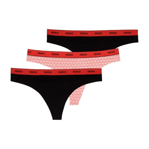 String Hugo Triplet Thong 10272521 discret sous un legging