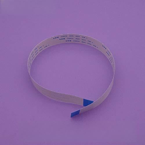 Gimax 2-100pcs 24pin New FFC FPC flat flexible cable 0.5mm pitch 24 pin Forward Length 250mm Width 12.5 mm Ribbon Flex Cable Type A - (Package: 50pcs)