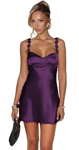 Satin Homecoming Dresses for Teens Spaghetti Straps Cocktail Dress Short Tight Prom Ball Gown