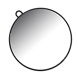 NULYLU 後視鏡 手持ち式 美容師用丸型コスメティックミラー 日常使用に