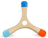 LAMEY bumerang Manufaktur - PROPELL 4 robuster Dreiflügler Boomerang, handgefertigt aus finnischer Birke