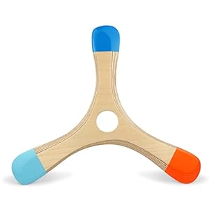 LAMEY bumerang Manufaktur – PROPELL 4 robuster Dreiflügler Boomerang, handgefertigt aus finnischer Birke