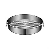 Besttoolifes Moule de cuisson rond en acier inoxydable pour cheesecake, antiadhésif, passe au four, passe au lave-vaisselle, profond 24-32 cm, plateau de cuisson multi-usage (28 cm)