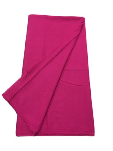 Image of BKRKJ Women's Lizibizi Cotton Unstitched Dress Material Plain Fabric by Meter for Sewing Suit,Salwar,Blouse,Shirt,Kurta,Pyjama,Pathani,Kameez,Chudidar,Patiyala (Rani,Pink 9, 4.5 Meter)