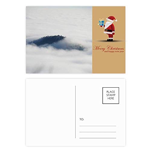 Cartes postales nuages pour correspondance de Noël et correspondance créative nature forest