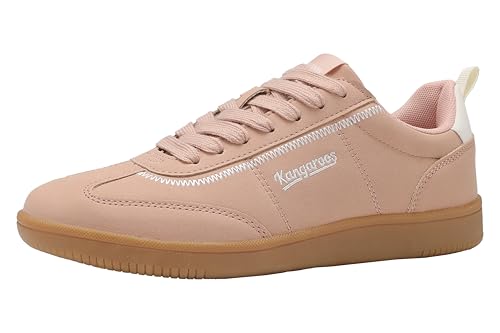 KangaROOS Damen K-SN Bug Sneaker, Transcendent pink/White, 36 EU
