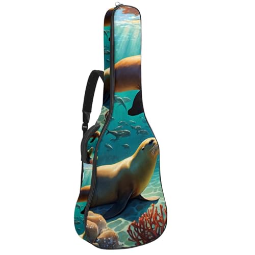 Sac pour guitare acoustique étanche 101,6 cm housse multicolore 42.9 in