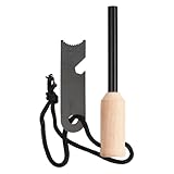 Survival Fire Steel - Golpeador de pedernal esencial para camping, supervivencia y aventuras al aire libre