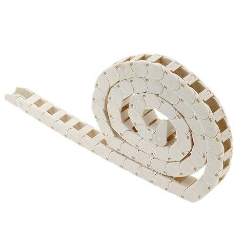 Chaîne porte-câbles ouverte blanche Voron 15x15mm pour un atelier d'impression 3D ordonné et propre