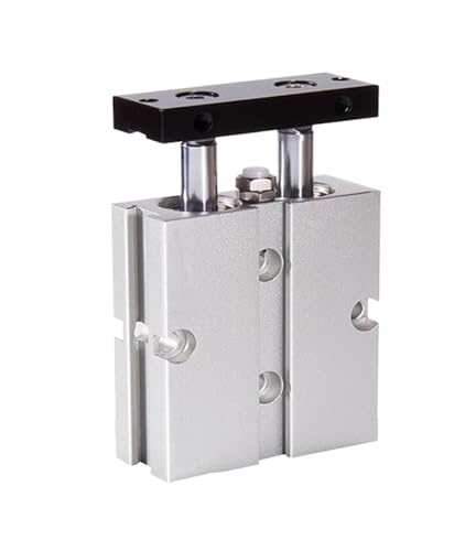 Vérin pneumatique double tige TN40X90S à guidage magnétique précis - 2