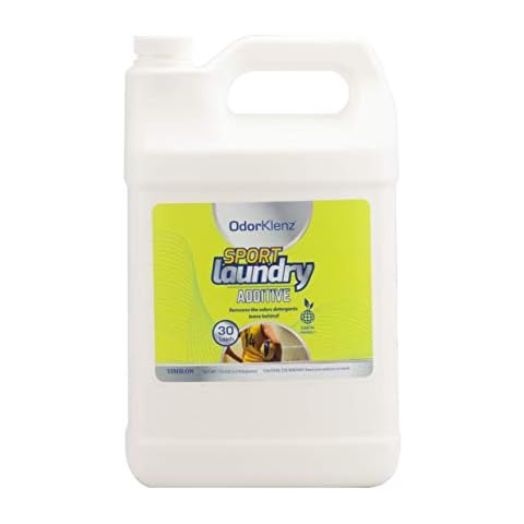 OdorKlenz Sports Laundry Additive Odor Remover, Liquid, 30 Loads | Remove Sweat Odors From Workout Clothes, Sports Uniforms, Everyday Use, etc. | Unscented and Safe To Use In Any Washing Machine Cover