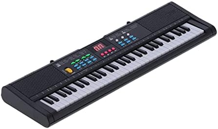Miniatura 5 de Piano de teclado,Piano eléctrico digital de 61 teclas,Instrumento multifuncional con micrófono MQ6186