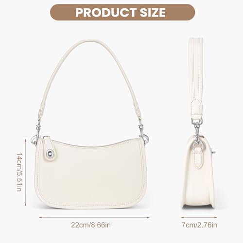 Image of Shoulder Bag Purses for Women - Small Handbags PU Leather Shoulder Purse Trendy Designer Underarm Bags